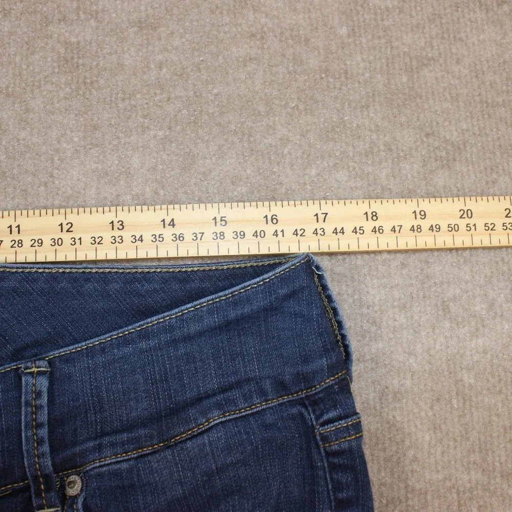 Torrid Premium Womens‎ Size 16 Medium Wash Distressed Bermuda Denim Shorts
